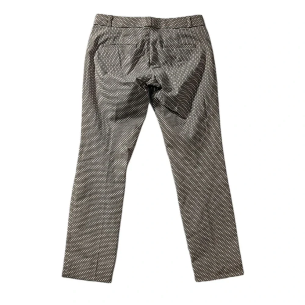 Banana Republic Sloan Fit Petite 0‎ Polka Dot Print Dress Pants Khaki